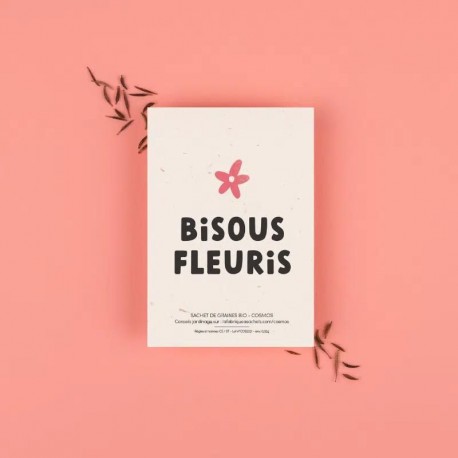 BISOUS FLEURIS GRAINES DE COSMOS