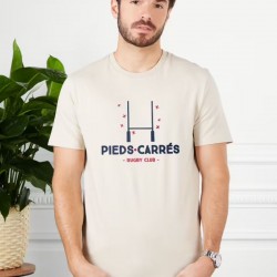 TEE PIEDS CARRÉS RUGBY CLUB NATUREL MONSIEUR T-SHIRT