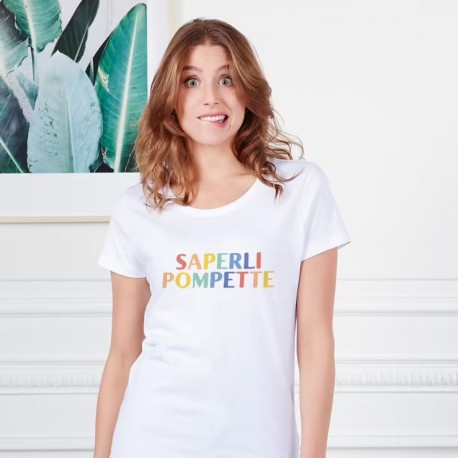 TEE SAPERLIPOMPETTE BLANC MONSIEUR TSHIRT