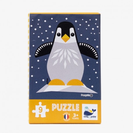 PUZZLE ENFANT 9P PINGOUIN - COQ EN PÂTE