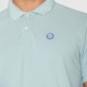 TOKE BADGE POLO GRAY MIST KNOWLEDGE COTTON APPAREL