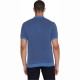 1020030  REGULAR TWO TONED KNITTED POLO 1322 ASLEY BLUE KNOWLEDGE COTTON APPAREL