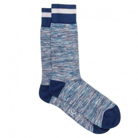 SOCKS NAUTICAL BLUE GREY BLUBUCK