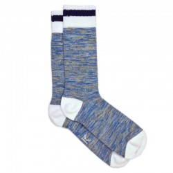 SOCKS NAUTICAL BLUE YELLOW