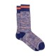 SOCKS NAUTICAL ORANGE BLUE