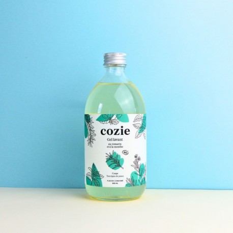 GEL LAVANT ROMARIN MENTHE (RECHARGE) 500ML