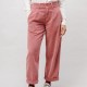 CORDUROY PLEATED PANTS ROSE BRAVA