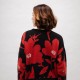 BLOOM JACQUARD SWEATER BLACK BRAVA 