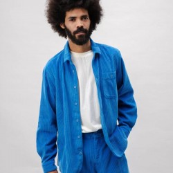 CORDUROY OVERSHIRT BLUE BRAVA