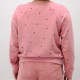 DUSK RAGLAN COTTON SWEATSHIRT ROSE BRAVA