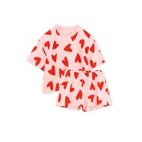 PYJAMA COTON BIO - MI AMOR ROSE M