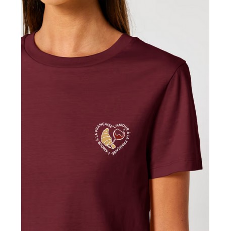 TEE BORDEAUX L'AMOUR À LA FRANÇAISE XS