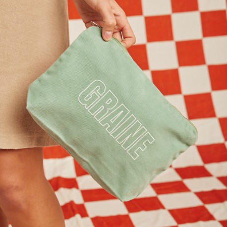 POCHETTE RACINE VERT