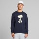 DEDICATED SWEATER MORA SNOOPY NAVY